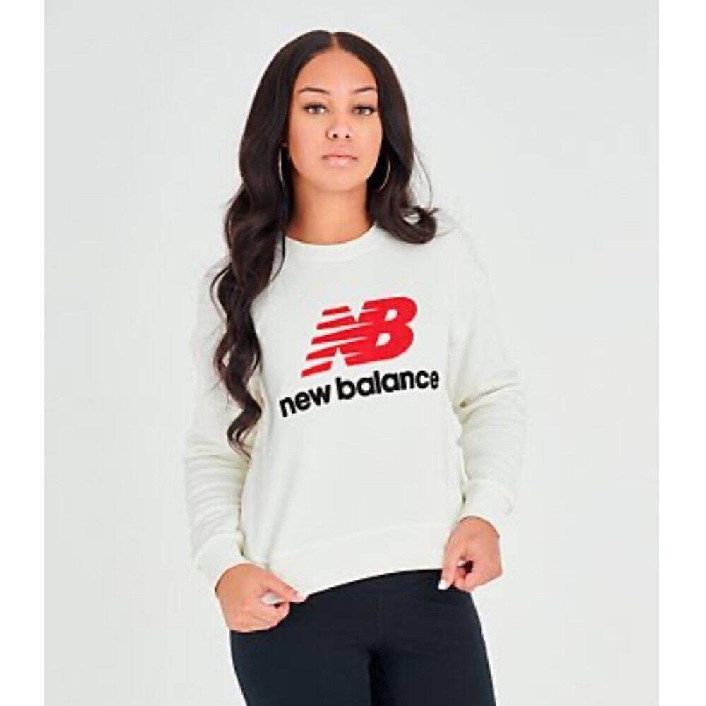 New Balance Stadium Crew Pullover with Varsity Logo